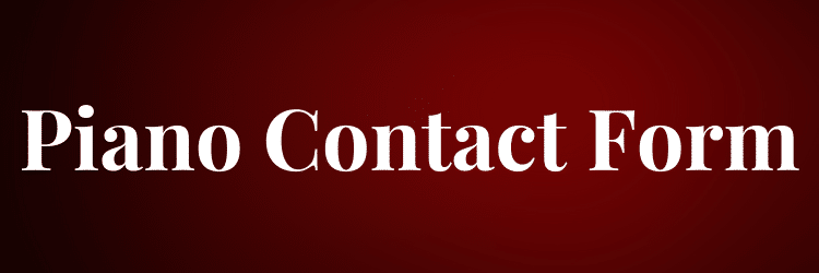 Piano Contact Form