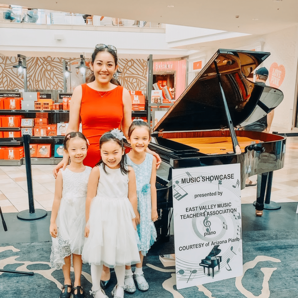 Music showcase with Sherin Moustafa and three young piano students