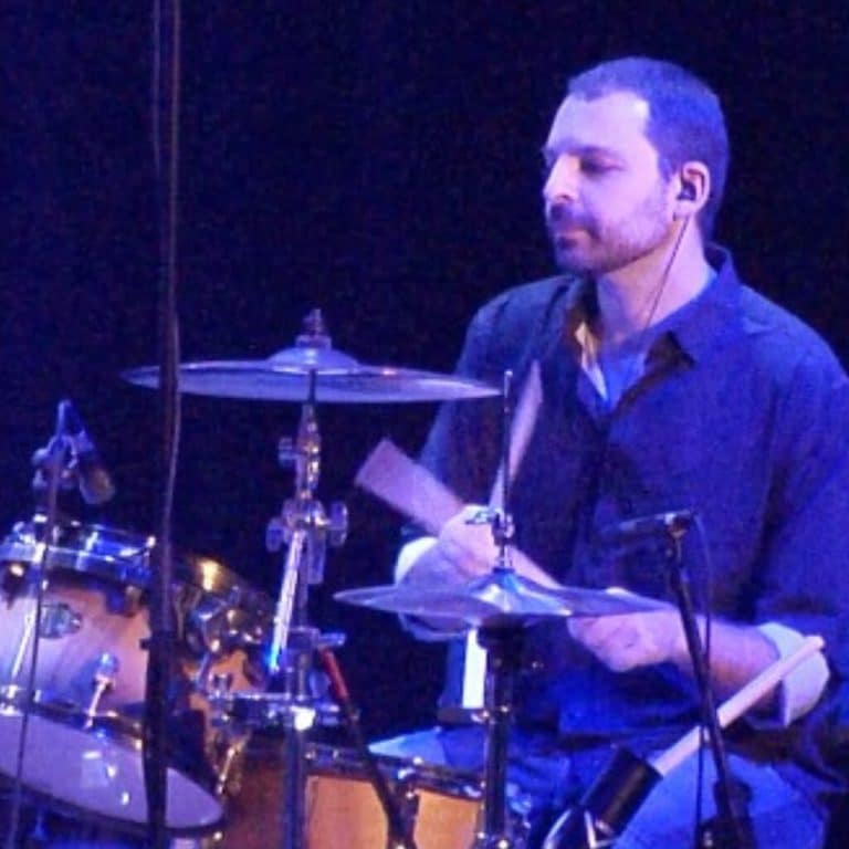 Matt Friedland playing drums