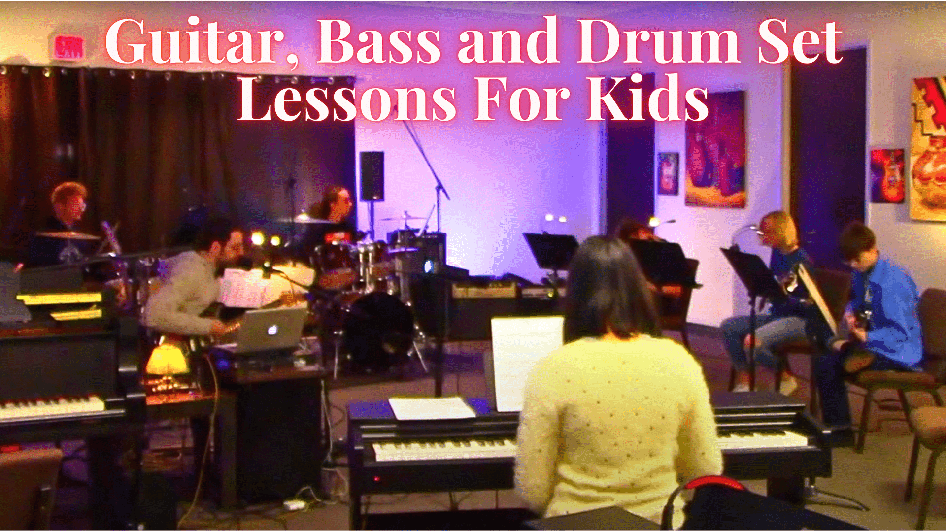 Guitar, Bass, and Drum Set Lessons for Kids