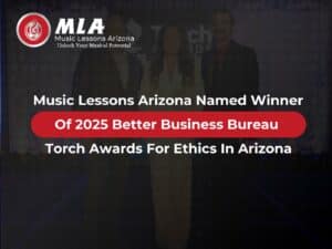 Music Lessons Arizona Named Winner of 2025 Better Business Bureau Torch Awards for Ethics in Arizona